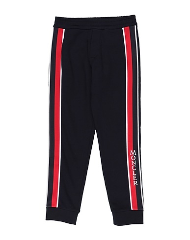MONCLER Casual trouser Midnight blue 100% Cotton