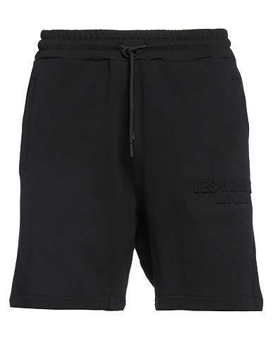 LES HOMMES Shorts & Bermuda Black 100% Cotton