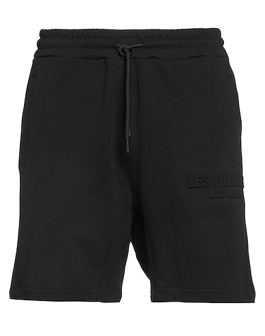 LES HOMMES Shorts & Bermuda NERO 100% Cotton