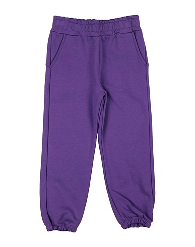 DISCLAIMER Casual pants Purple 100% Cotton