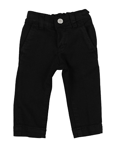 MANUELL & FRANK Casual trouser Black 97% Cotton, 3% Elastane