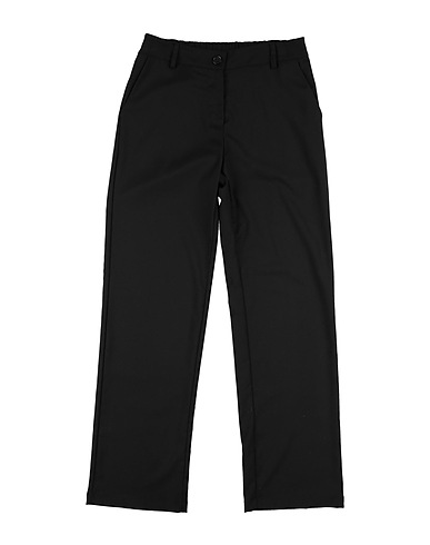 MANILA GRACE Casual trouser Black 78% Polyester, 19% Viscose, 3% Elastane
