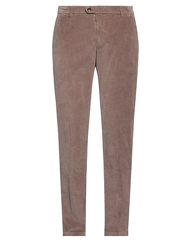 YAN SIMMON Casual trouser Light brown 75% Cotton, 24% Lyocell, 1% Elastane