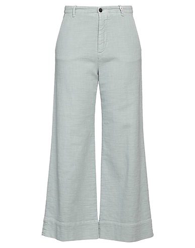 MYTHS Casual pants Sky blue 99% Cotton, 1% Elastane