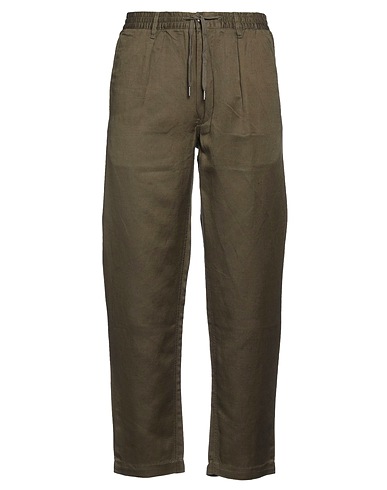 POLO RALPH LAUREN Casual pants Military green 62% Linen, 26% Lyocell, 12% Cotton