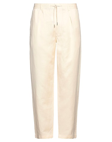 POLO RALPH LAUREN Casual trouser Ivory 62% Linen, 26% Lyocell, 12% Cotton