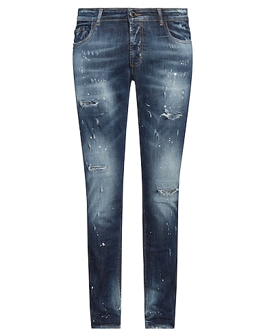 LES HOMMES Denim trousers 98% Cotton, 2% Elastane, Polyester