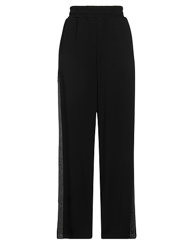 GAëLLE Paris Casual trouser Black 47% Polyester, 44% Viscose, 9% Elastane, Cotton