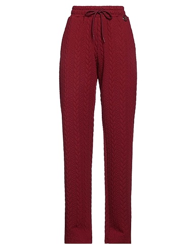 GAëLLE Paris Casual pants Burgundy 100% Polyester