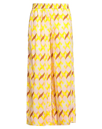 SEVENTY VENEZIA Hosen Gelb 100% Baumwolle