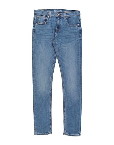 GUESS Denim pants Blue 92% Cotton, 7% Elastomultiester, 1% Elastane