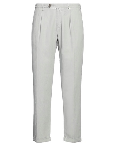 MYTHS Casual trouser Light grey 79% Cotton, 21% Linen