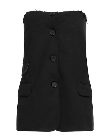 WEILI ZHENG Top Black 70% Viscose, 20% Wool, 10% Tencel™