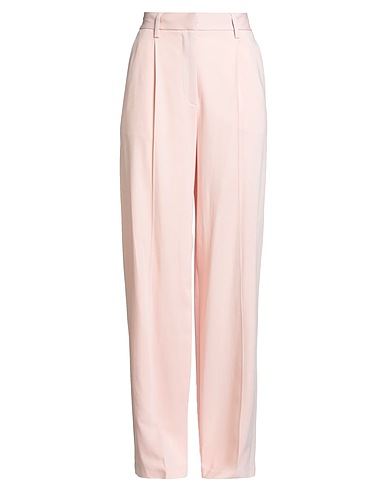 FORTE_FORTE Casual pants Blush 79% Viscose, 18% Virgin Wool, 3% Elastane