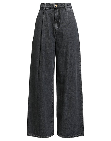 ALYSI Denim trousers CRÈME Charcoal 100% Cotton