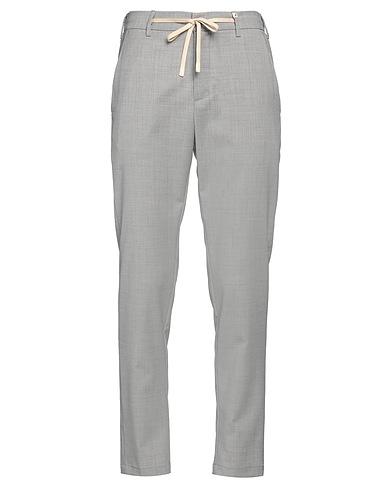 MYTHS Casual pants Light grey 55% Polyester, 43% Wool, 2% Elastane