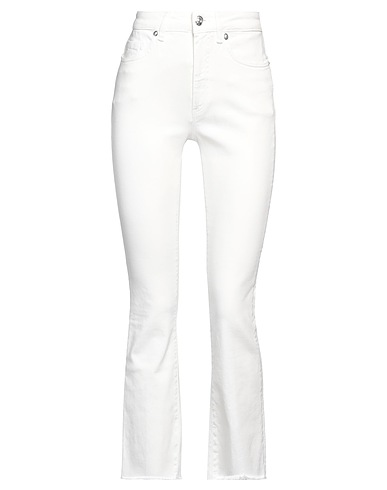 NINE IN THE MORNING Bootcut Jeans White 93% Cotton, 5% Polyester, 2% Elastane