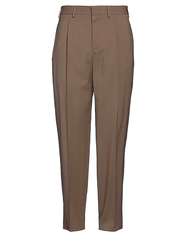 THE GIGI Casual trouser Khaki 100% Virgin Wool