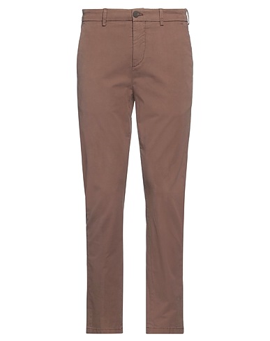 SEVENTY VENEZIA Casual pants Khaki 97% Cotton, 3% Elastane