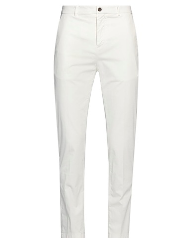 SEVENTY VENEZIA Casual pants White 97% Cotton, 3% Elastane