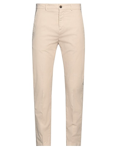 SEVENTY VENEZIA Casual pants Beige 97% Cotton, 3% Elastane