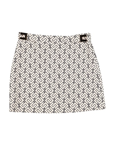 ELISABETTA FRANCHI Skirt LA MIA BAMBINA Ivory 96% Polyester, 4% Elastane
