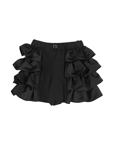 TWINSET Shorts & Bermuda Black 100% Polyester, Viscose, Polyamide