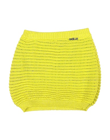 GAëLLE Paris Skirt Lime green 50% Cotton, 50% Acrylic
