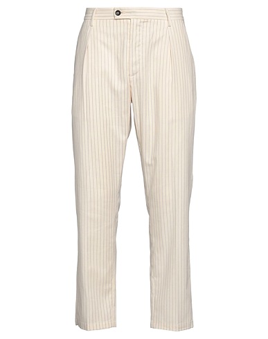 SIVIGLIA Casual pants Ivory 98% Cotton, 2% Elastane