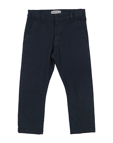 MANUEL RITZ Casual trouser Midnight blue 98% Cotton, 2% Elastane