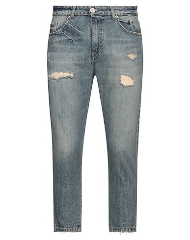 BERNA Denim trousers Blue 100% Cotton