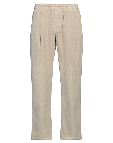 FILIPPO DE LAURENTIIS Casual trouser Beige 97% Cotton, 2% Elastane, 1% Other Fibres