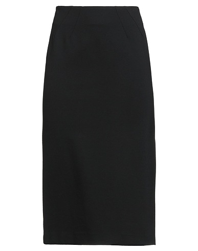 CARACTÈRE Midi skirt Black 65% Viscose, 30% Polyamide, 5% Elastane