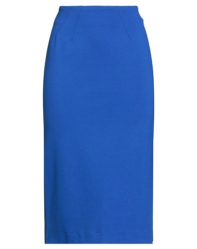 CARACTÈRE Midi skirt Bright blue 65% Viscose, 30% Polyamide, 5% Elastane