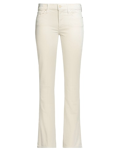 7 FOR ALL MANKIND Casual pants Cream 56% Cotton, 37% Modal, 6% Polyester, 1% Elastane