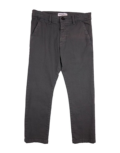 MANUEL RITZ Casual pants GRIGIO 98% Cotton, 2% Elastane