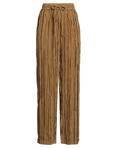 ALYSI Casual trouser CRÈME Military green 100% Viscose