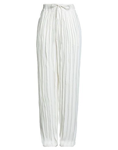 ALYSI Casual trouser CRÈME White 100% Viscose