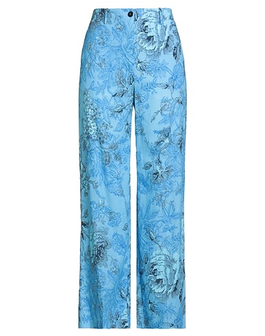 19.70 NINETEEN SEVENTY Casual trouser Azure 55% Linen, 45% Cotton