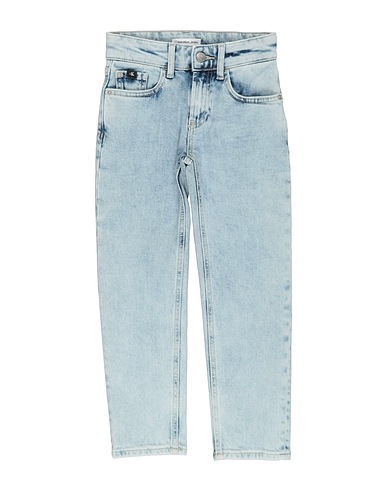 CALVIN KLEIN JEANS Denim trousers Blue 99% Cotton, 1% Elastane