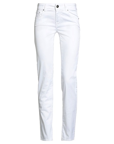JACOB COHЁN Casual trouser White 96% Cotton, 4% Elastane