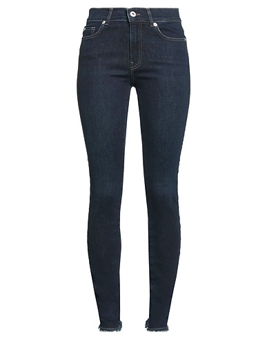 ACTITUDE by TWINSET Denim pants Blue 86% Cotton, 12% Polyester, 2% Rubber