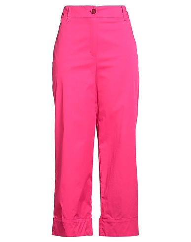 ALESSIA SANTI Casual trouser Fuchsia 60% Cotton, 36% Polyamide, 4% Elastane