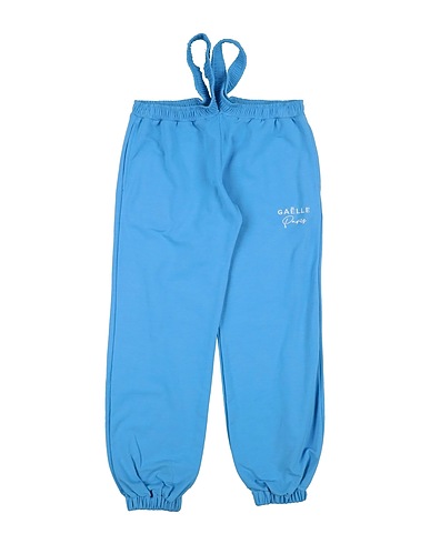 GAëLLE Paris Casual trouser Light blue 95% Cotton, 5% Elastane