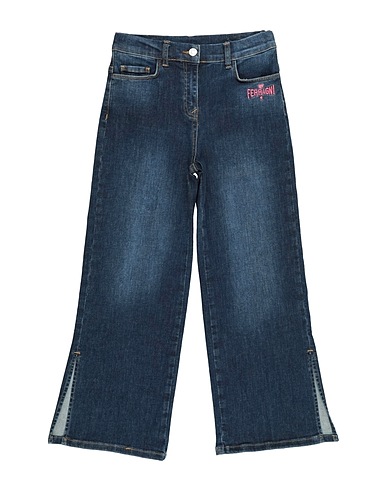 CHIARA FERRAGNI Denim trousers Blue 98% Cotton, 2% Elastane