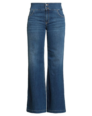 KOCCA Denim trousers Blue 98% Cotton, 2% Elastane