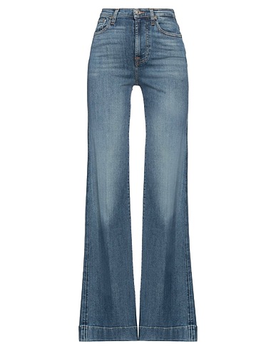 7 FOR ALL MANKIND Denim pants Blue 98% Cotton, 2% Elastane