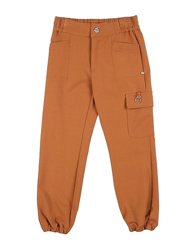 TRUSSARDI JUNIOR Casual trouser Brown 65% Polyester, 33% Viscose, 2% Elastane