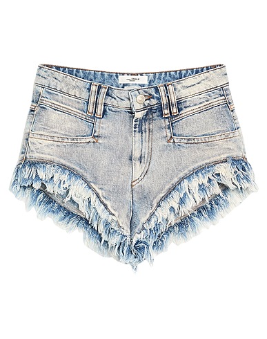 MARANT ÉTOILE Shorts jeans Blu 100% Cotone