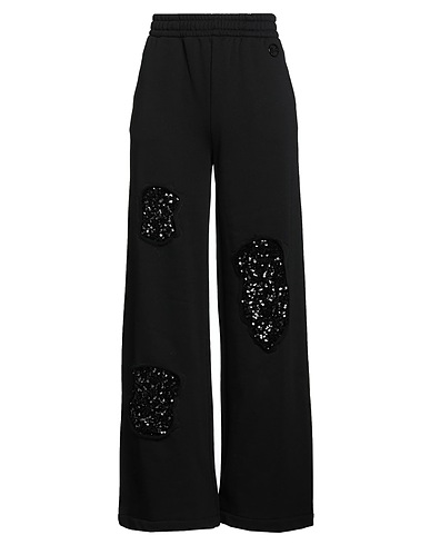 GAëLLE Paris Casual trouser Black 90% Cotton, 10% Polyester